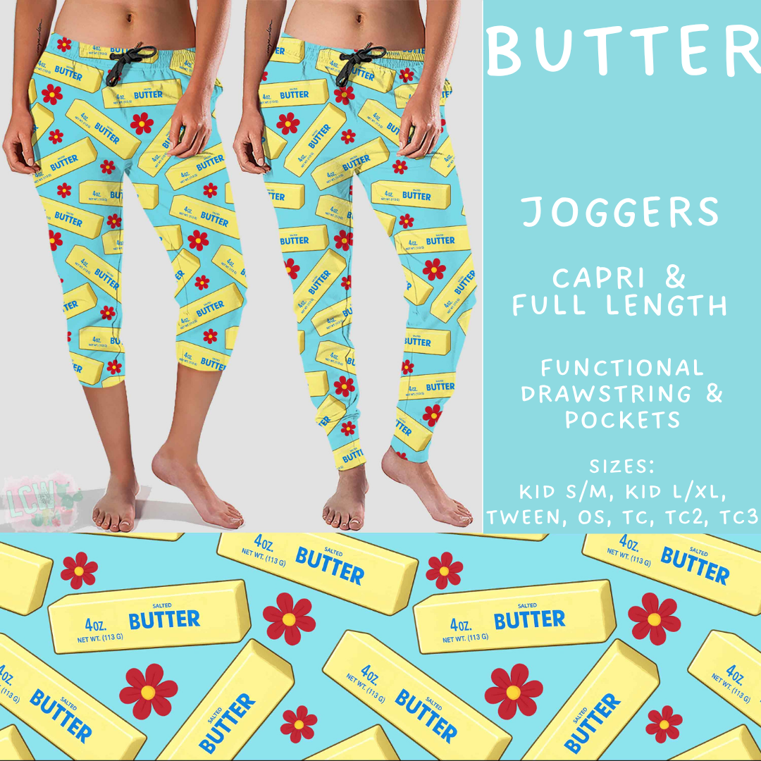 Batch #538 - Fun Run 23 - Closes 6/3 - ETA early August - Butter Full and Capri Length Joggers
