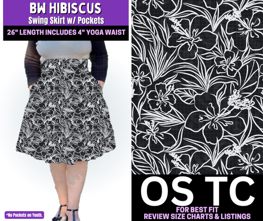 BW Hibiscus Swing Skirt
