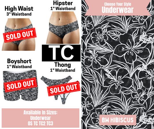 BW Hibiscus Hipster Underwear