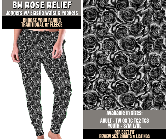 Preorder! Closes 10/28. ETA Jan. BW Rose Relief Joggers Choose Fleece or Traditional