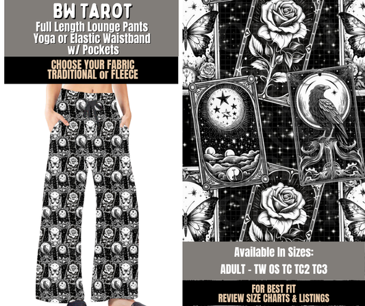 Preorder! Closes 10/28. ETA Jan. BW Tarot Lounge Pants Choose Fleece or Traditional