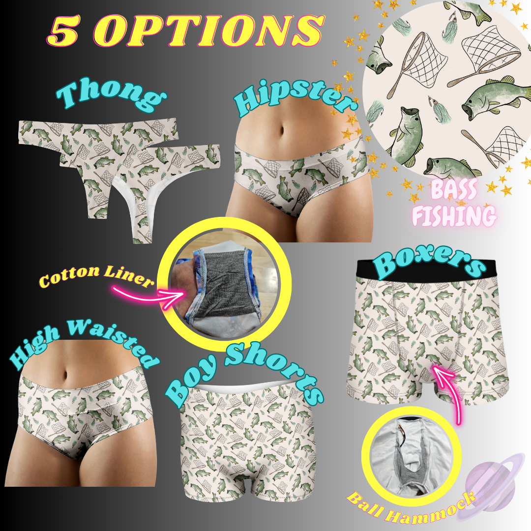 BASS FISHING- UNDERWEAR 3 PREORDER CLOSING 3/27