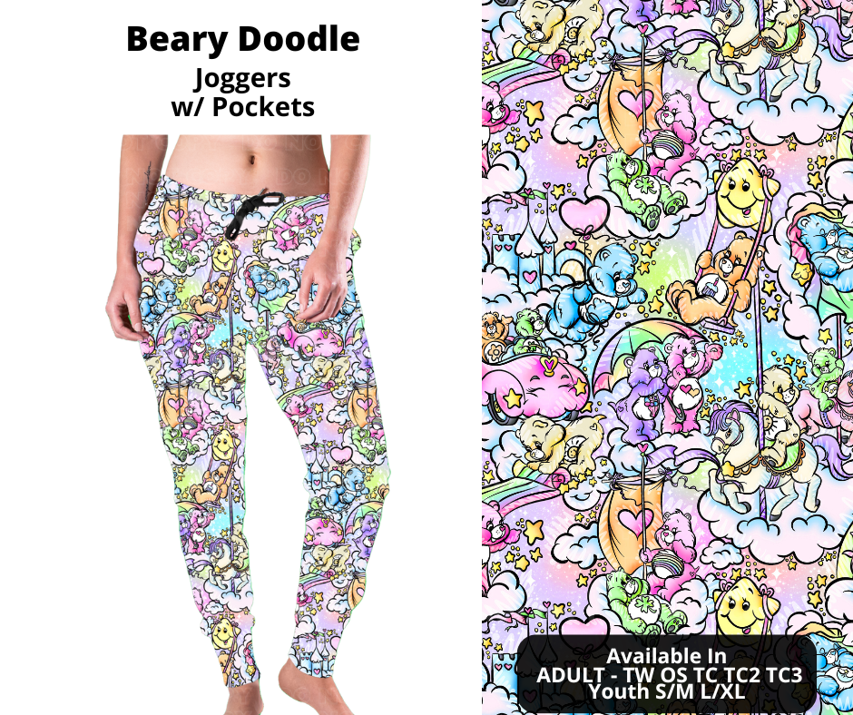 Preorder! Closes 12/2. ETA Feb. Beary Doodle Joggers