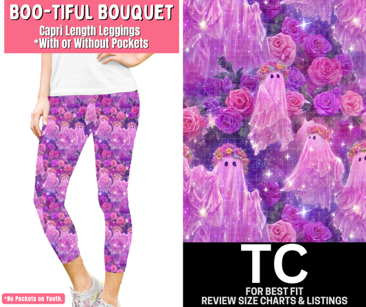Boo-Tiful Capri Length Leggings w/ Pockets