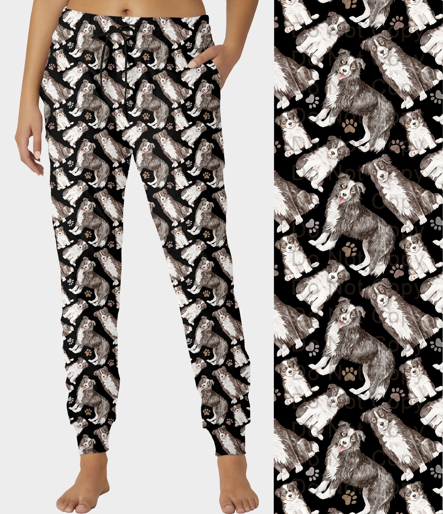 RTS - Border Collie Dog Breed Joggers