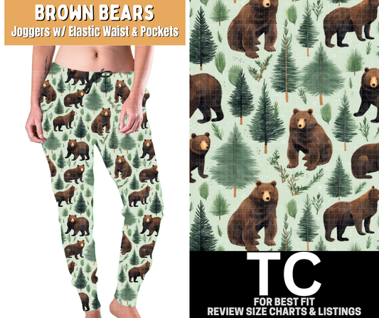 Brown Bears Joggers
