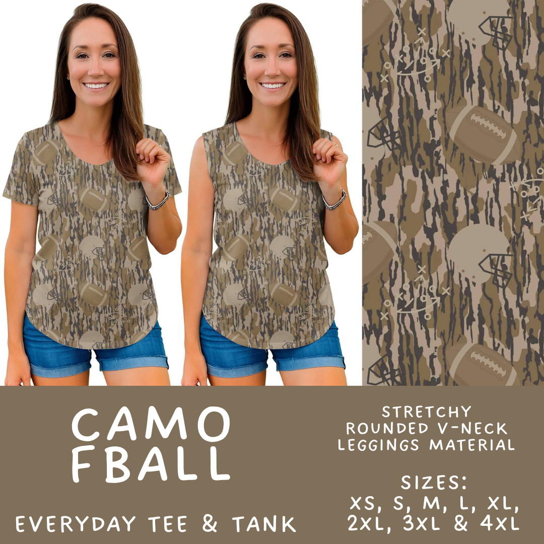 Batch #592 -  Fun Run 27 - Closes 9/30 - ETA late Nov - Camo FBall Everyday Tank & Tee