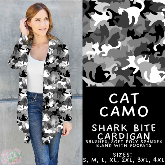 Batch #603 - September Request Run - Closes 10/26 - ETA mid/late Dec - Cat Camo Cardigan