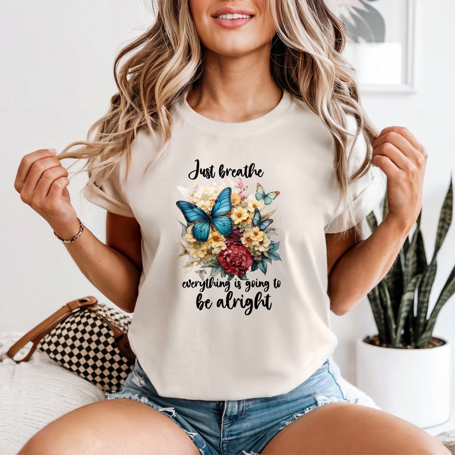 Just Breathe Everything’s Gonna Be Alright Tshirt