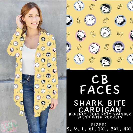 Batch #601 - Cool Characters 19 - Closes 10/21 - ETA mid Dec - CB Faces Cardigan