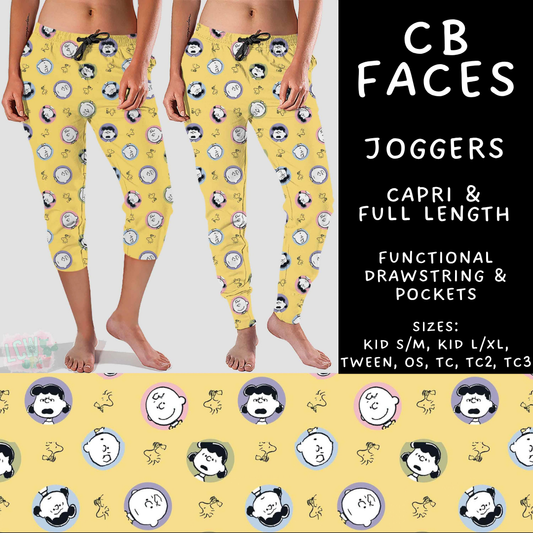 Batch #601 - Cool Characters 19 - Closes 10/21 - ETA mid Dec - CB Faces Full and Capri Length Joggers