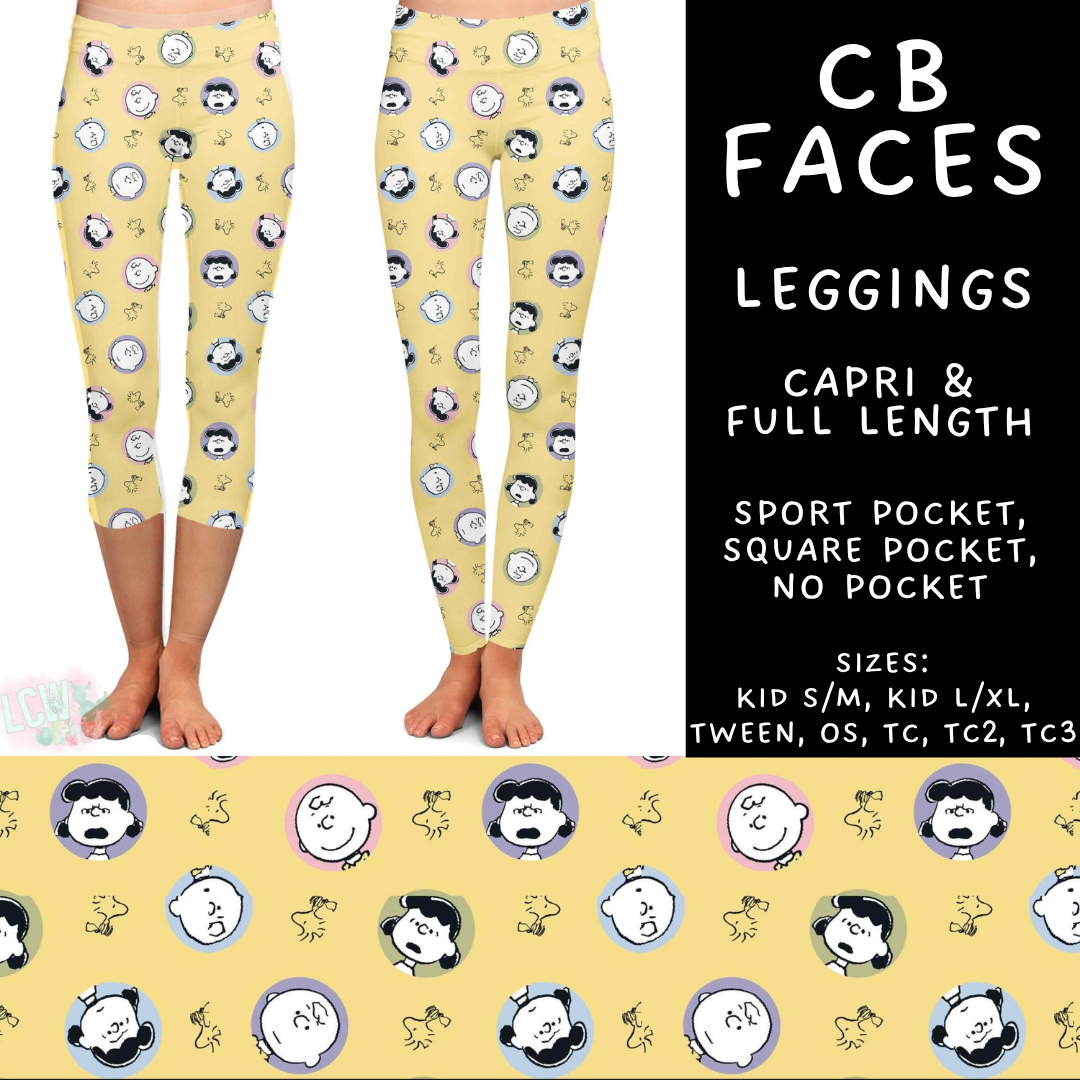Batch #601 - Cool Characters 19 - Closes 10/21 - ETA mid Dec - CB Face Full and Capri Length Leggings