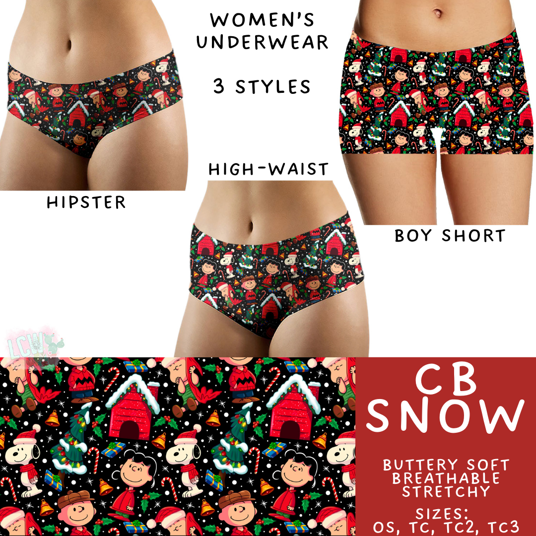 Ready To Ship - CB Snow Women's Underwear - Hipster TC3