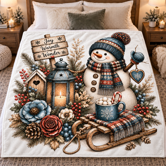 Snowman 50x60 Blanket | Run Ends 10/9 | ETA 42 days