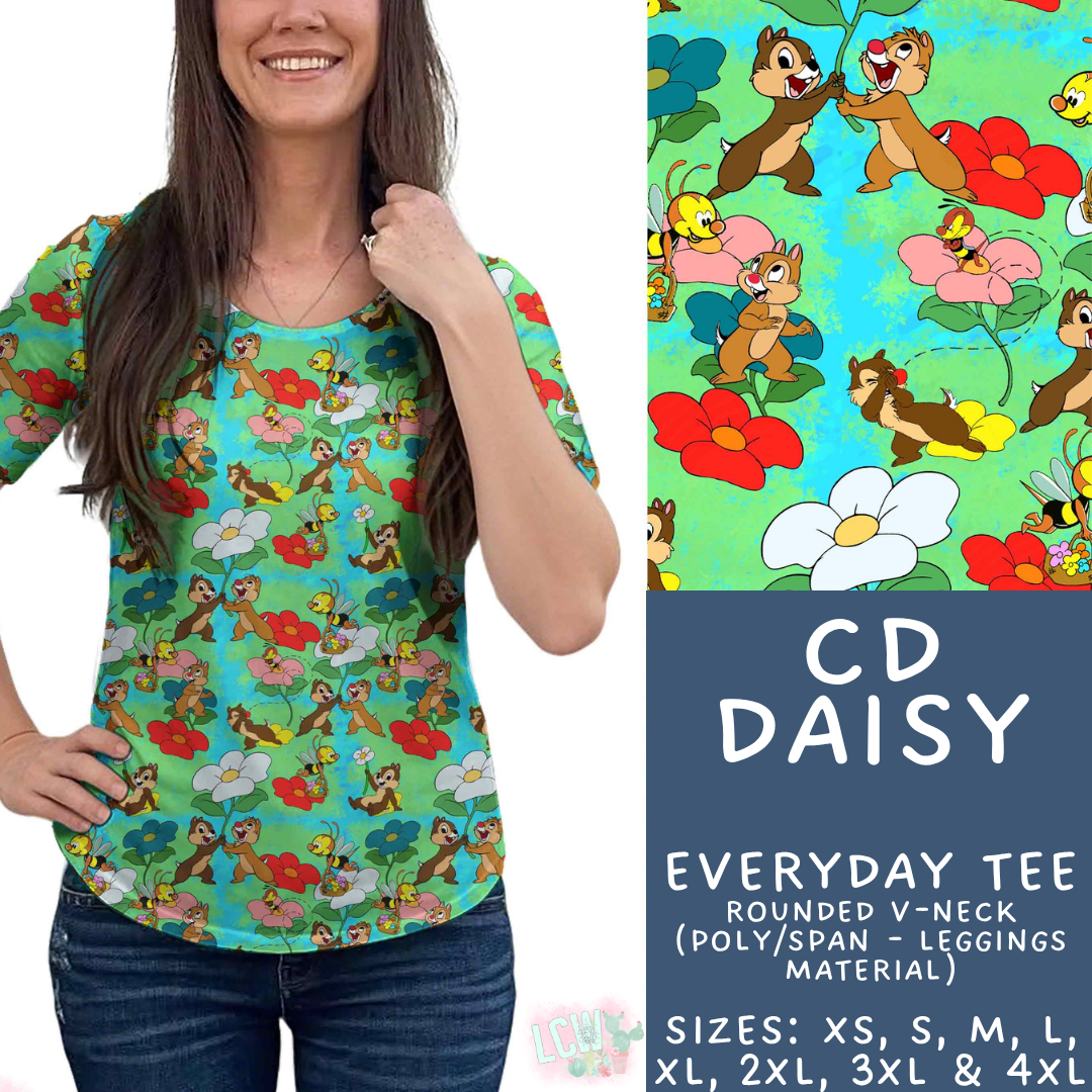 Batch #534 - April Request Run - Closes 5/25 - ETA late July - CD Daisy Everyday Tee