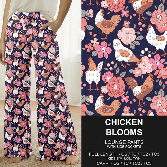 B294 - Preorder Chicken Blooms Lounge Pants (Closes 6/07. ETA: early Aug.)