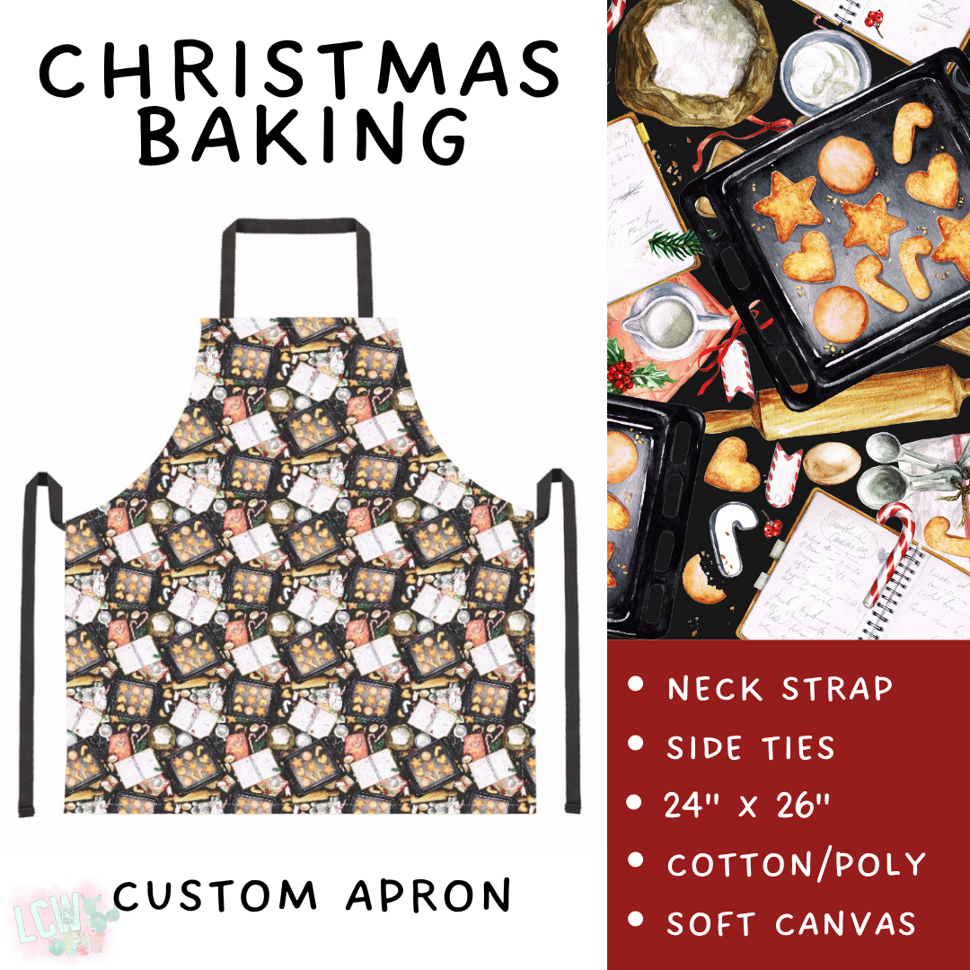 Batch #591 - Baking Spirits Bright 3 - Closes 9/28 - ETA mid/late Nov - Christmas Baking Apron