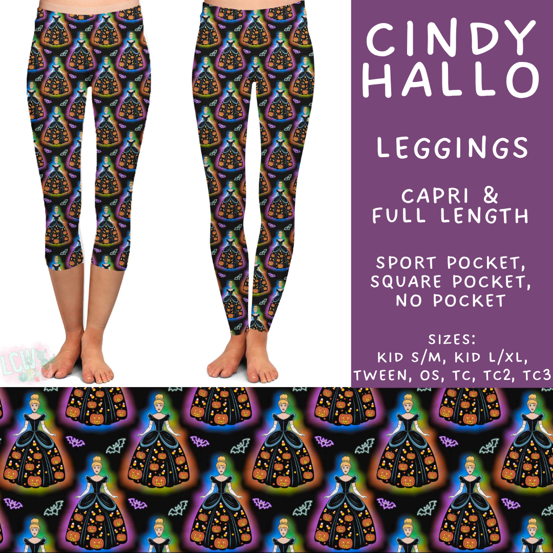 Batch #569 - Princess Halloween - Closes 8/14 - ETA early/mid Oct - Cindy Hallo Full and Capri Length Leggings