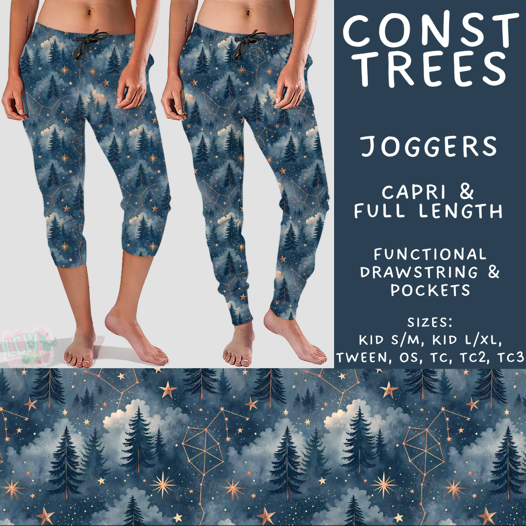 Batch #575 - Fun Run 26 - Closes 8/26 - ETA late October - Const Trees Full and Capri Length Joggers