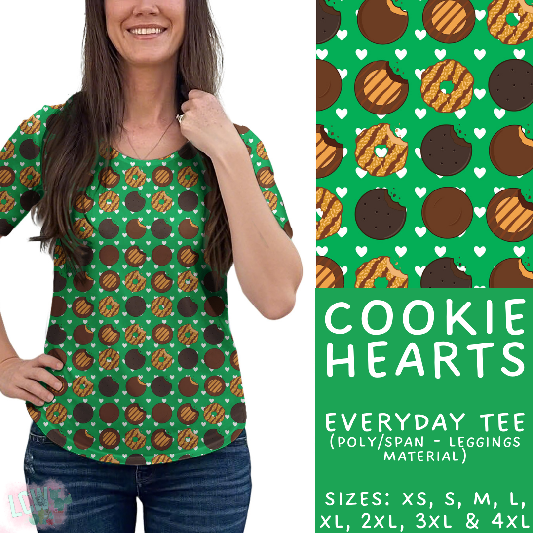 Batch #610 - Cookie Dealer 3 - Closes 11/9 - ETA early Jan - Cookie Hearts Everyday Tee
