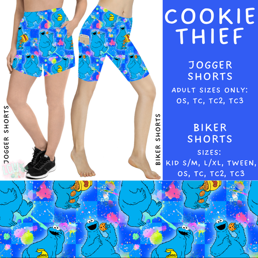 In Production - Batch #373 - Cookie Thief Jogger Shorts -  OS