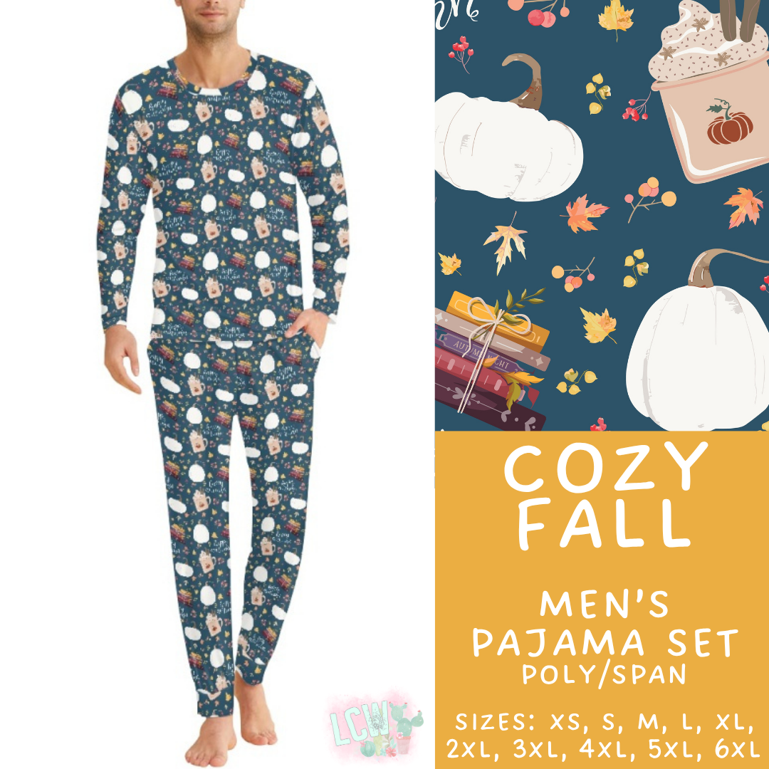Batch #580 - Fall Family Pajamas 2 - Closes 9/4 - ETA early Nov - Cozy Fall Men's Pajama Set