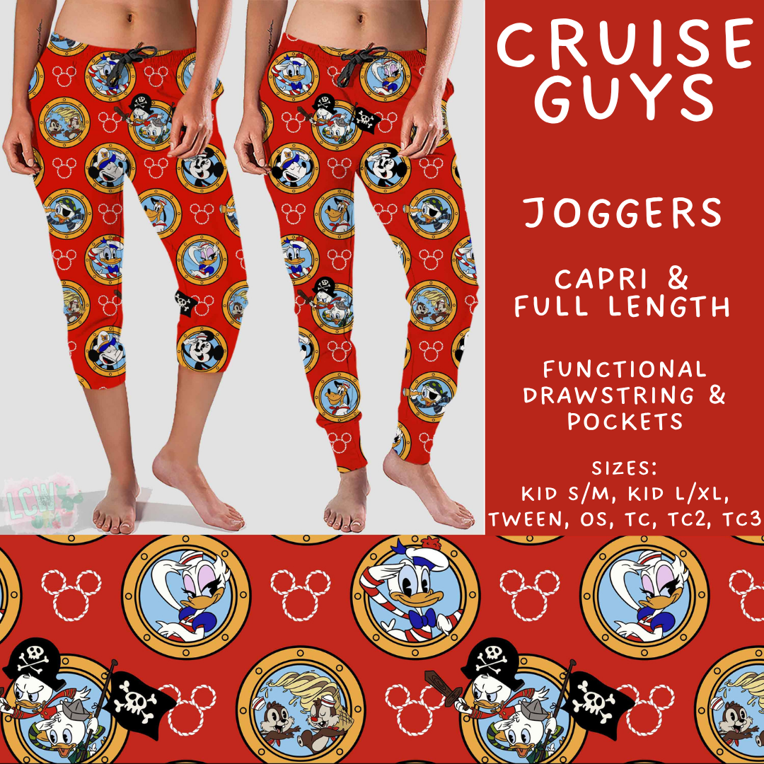 Batch #578 - July Request Run - Closes 8/31 - ETA late October - Cruise Guys Full and Capri Length Joggers