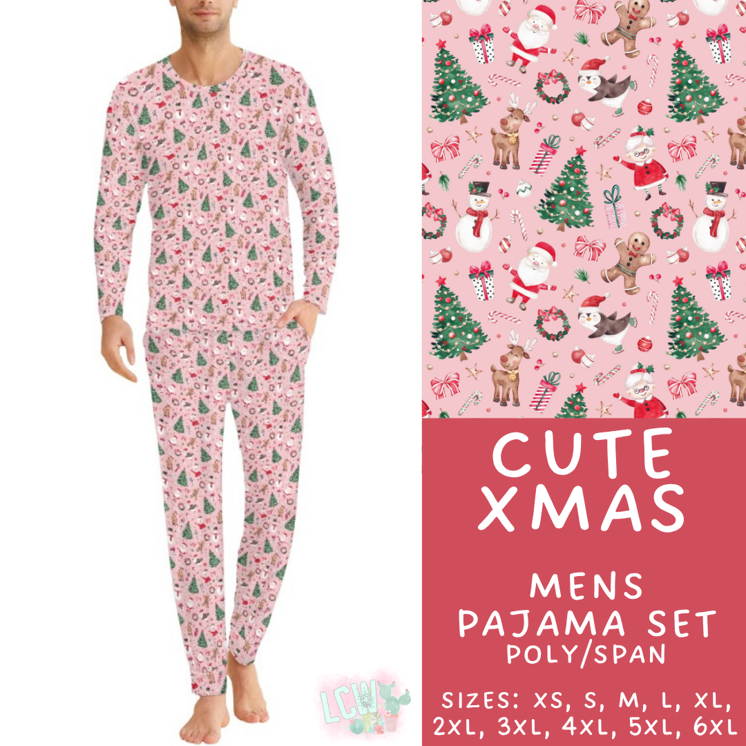 Batch #584 - Christmas Family Pajamas - Closes 9/11 - ETA mid Nov - Cute Xmas Men's Pajama Set