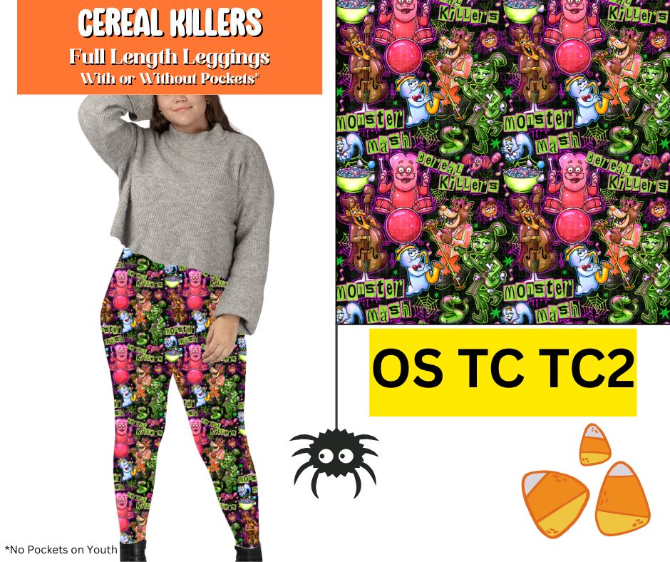 Cereal Killers Full Length Leggings w/ Pockets