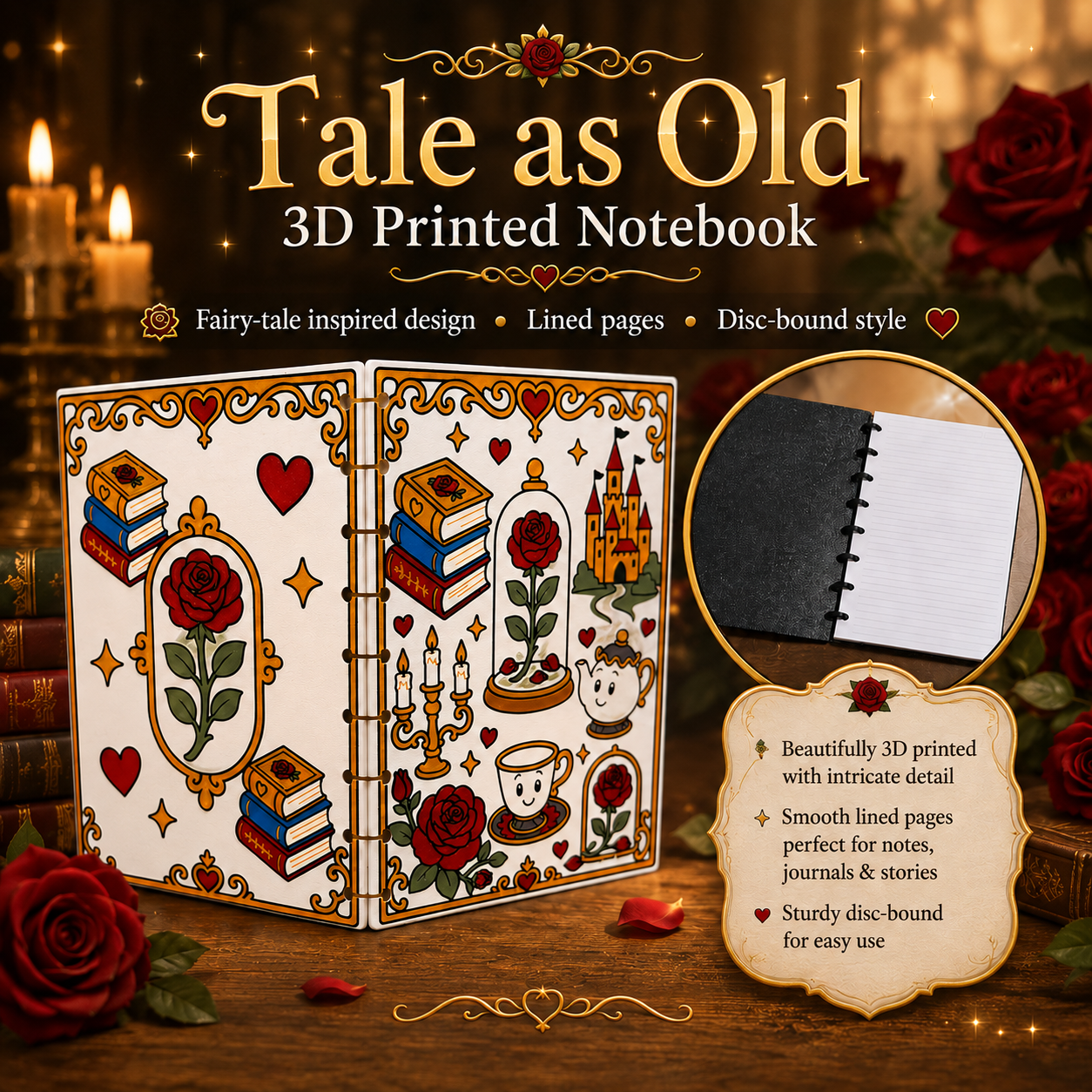 JUST AS SANE NOTEBOOK- 3D PRINTED REFILLABLE NOTEBOOK