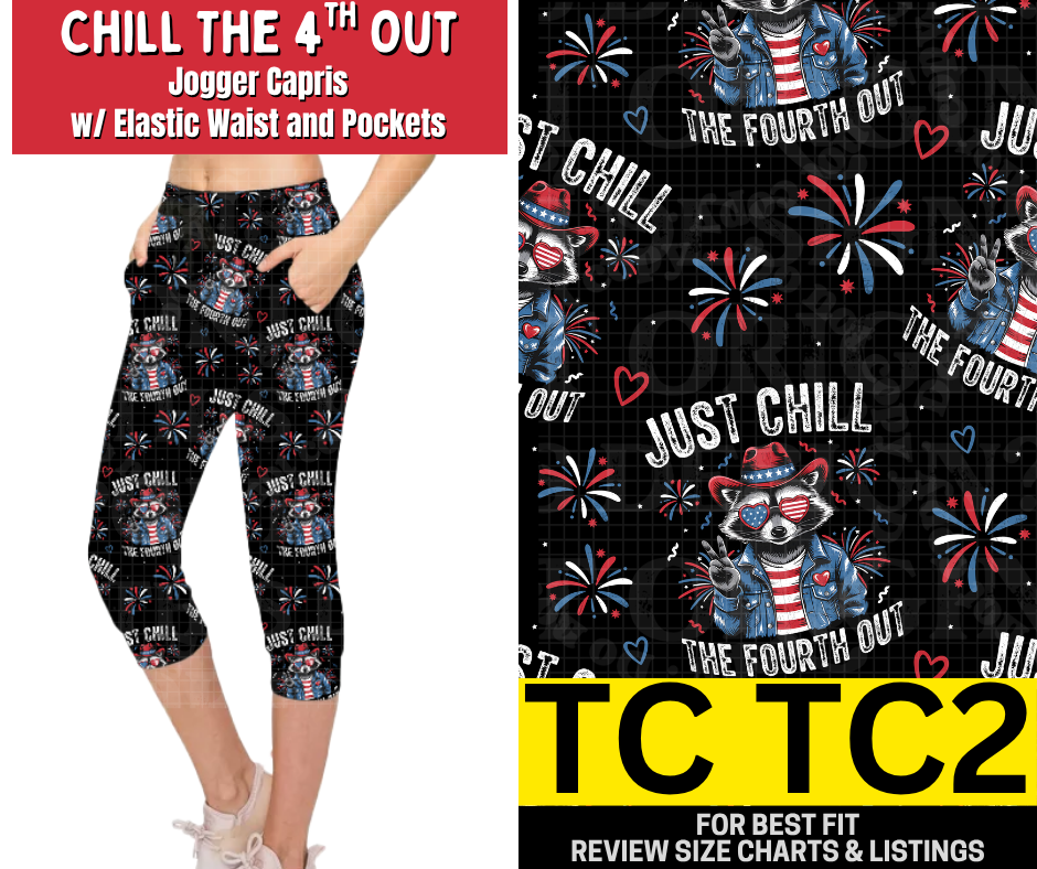 Chill The 4th Out Jogger Capri