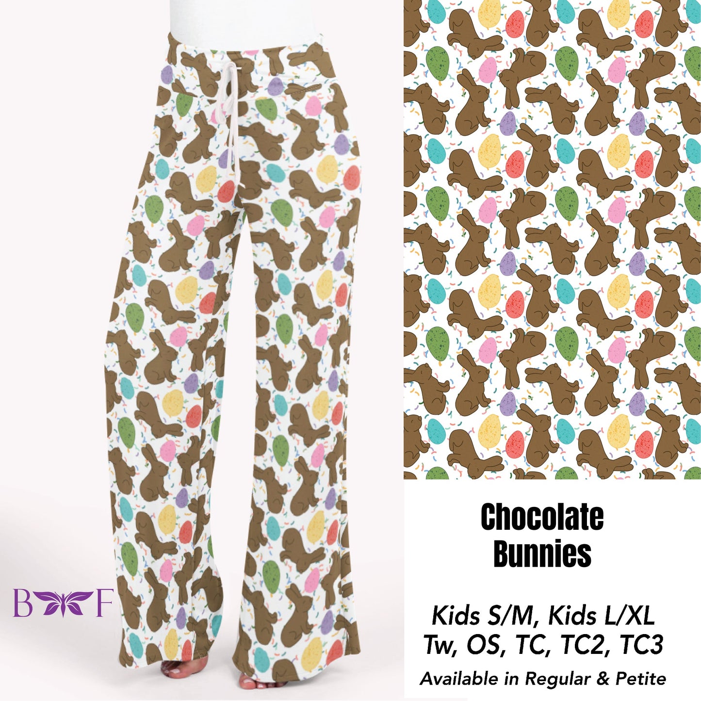 Chocolate Bunny capris