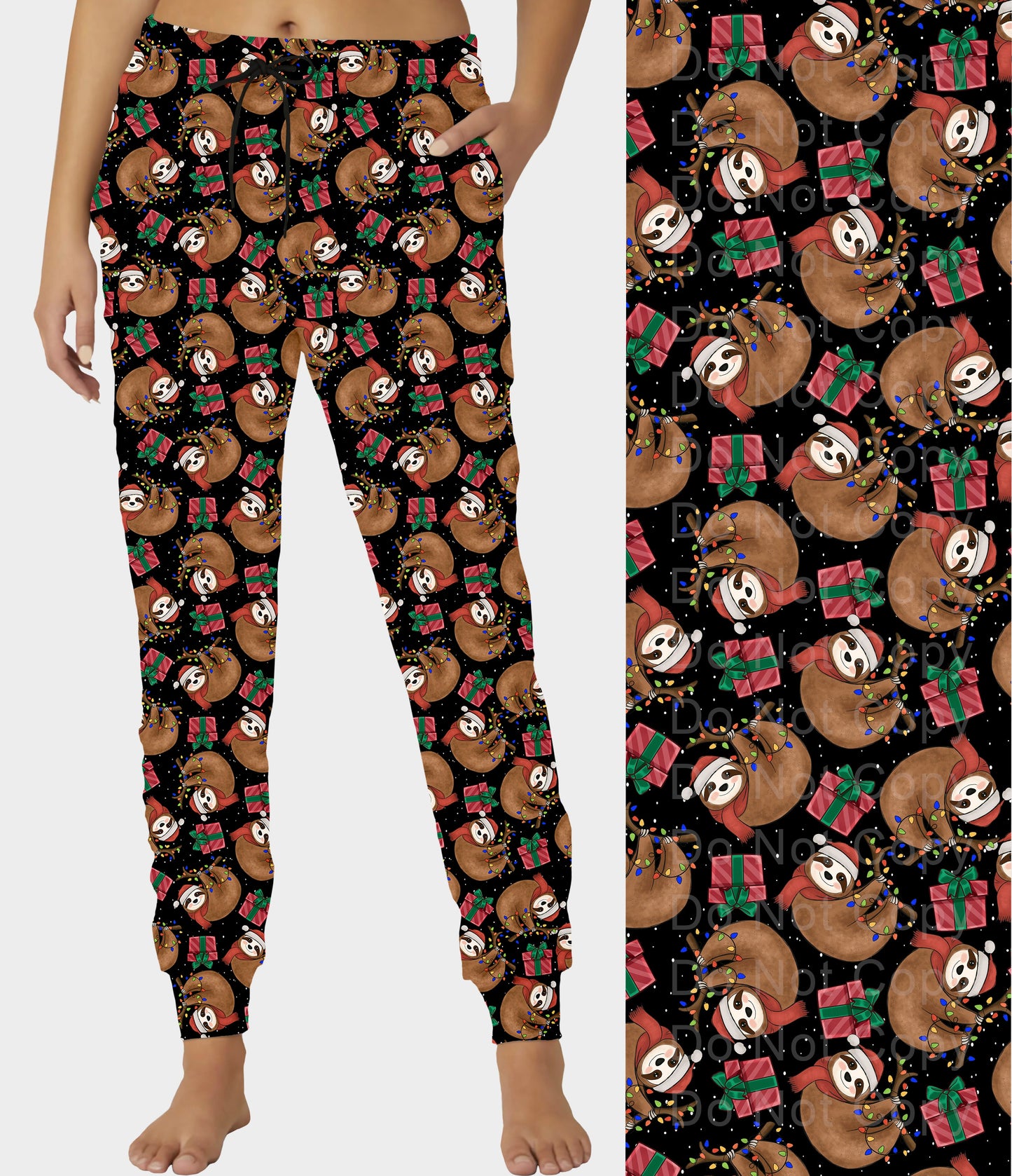 RTS - Christmas Sloth Joggers