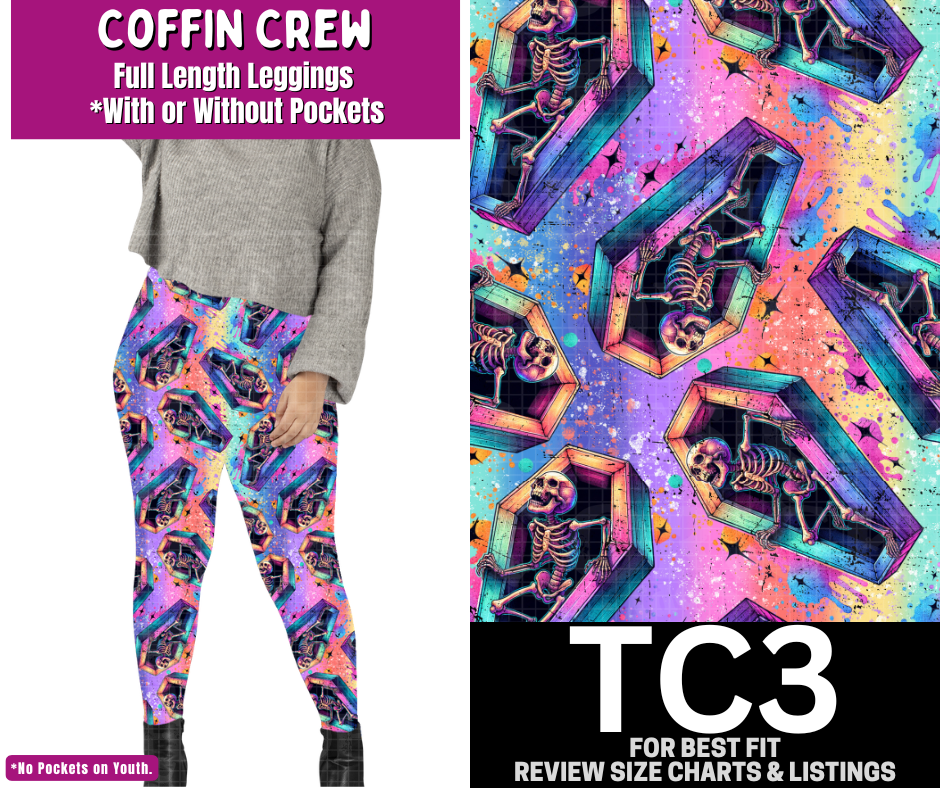 Coffin Crew Full Length Leggings w/ Pockets