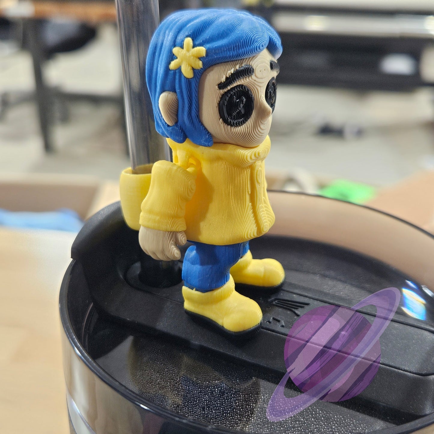 BUTTON EYES STRAW BUDDY