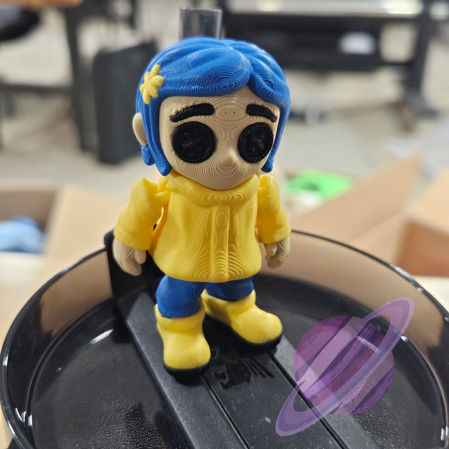 BUTTON EYES STRAW BUDDY