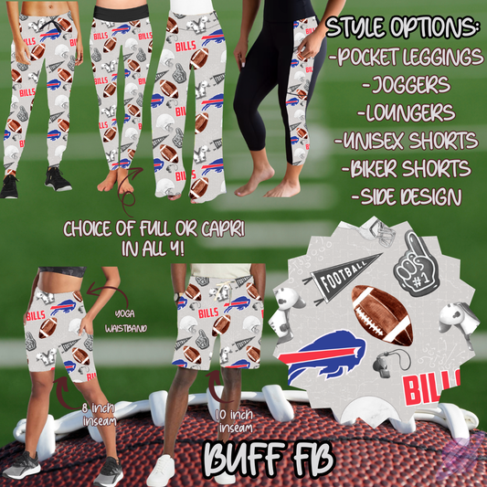 BUFF FB-GAME DAY RUN- PREORDER CLOSING 7/13