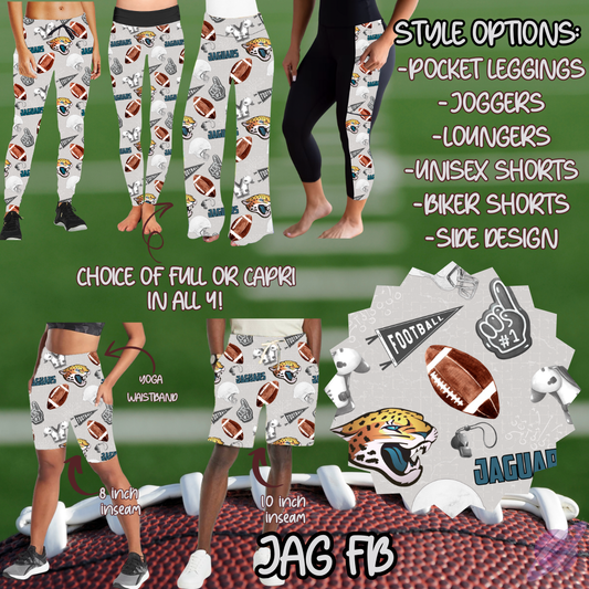 JAG FB-GAME DAY RUN- PREORDER CLOSING 7/13