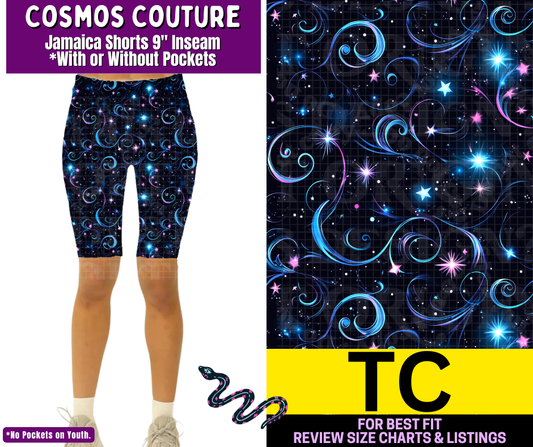 Cosmos Couture Jamaica Shorts w/ Pockets