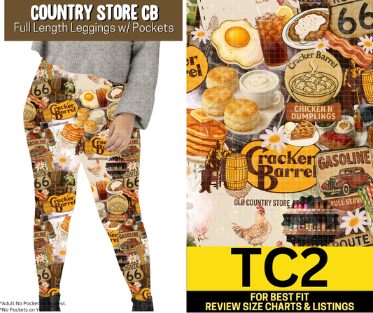 Country Store CB Full Length Leggings w/ Pockets