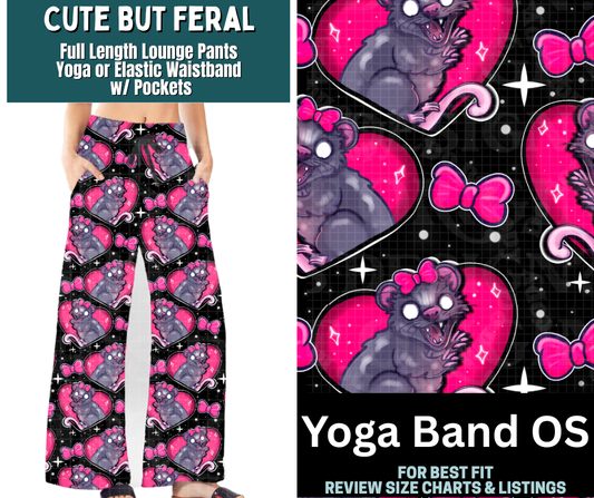 Cute But Feral Full Length Lounge Pants