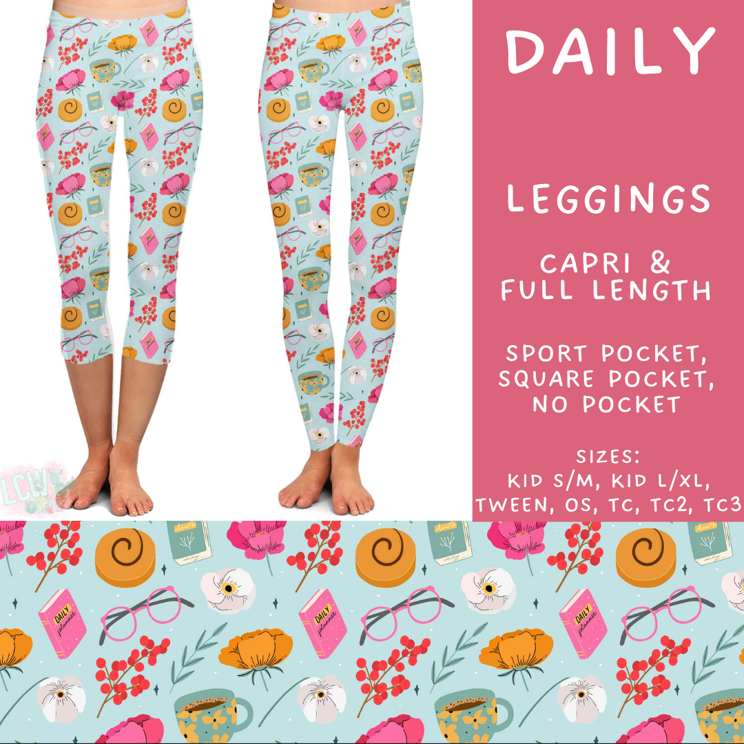 Batch #561 - June Request Run - Closes 7/27 - ETA late Sept - Daily Full and Capri Length Leggings