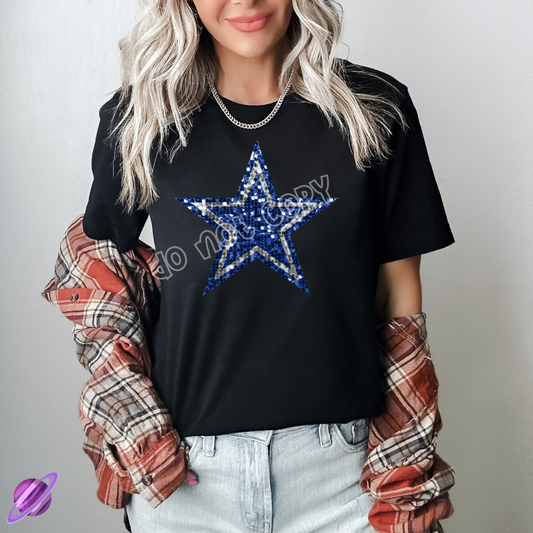 DAL SEQUIN FB UNISEX TEE ADULTS/KIDS