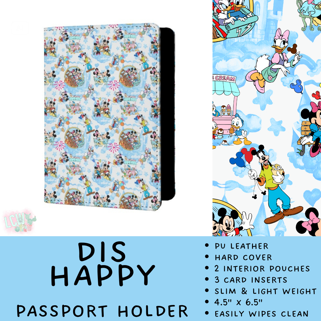 Batch #609 - Travel Collection 2 - Closes 11/6 - ETA early Jan - Dis Happy Passport Holder
