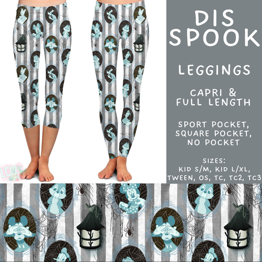 Batch #567 - Magical Character Halloween - Closes 8/10 - ETA early Oct - Dis Spook Full and Capri Length Leggings