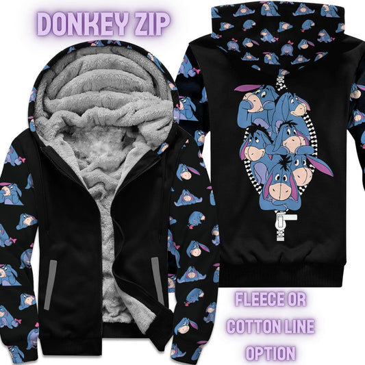 JACKET RUN 14-DONKEY ZIP-FLEECE OR COTTON LINER-PREORDER CLOSING 12/16