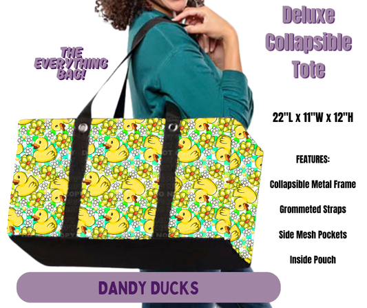 Dandy Ducks Collapsible Tote
