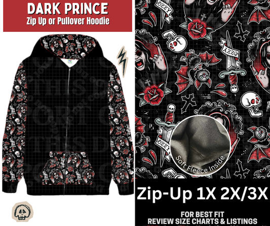 Dark Prince Zip-Up Hoodie