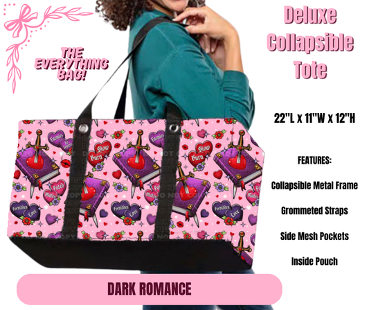 Dark Romance Collapsible Tote