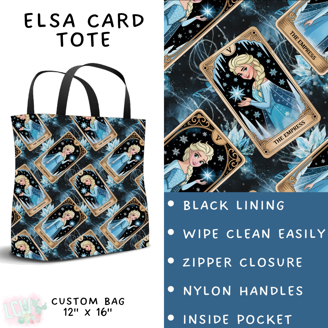 Batch #474 - Princess Tarot - Closes 1/12 - ETA early/mid March - Elsa Card Tote